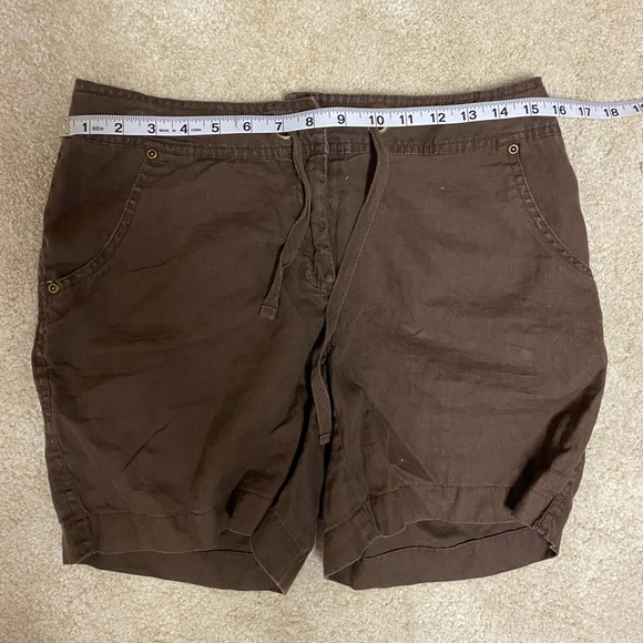 2/$20 ❤️ - SHORTS | Women’s Ecologie linen shorts size 6 - Picture 4 of 6